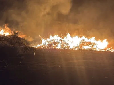 Equipes controlam novo foco de incêndio no Ecoponto Municipal de Votorantim