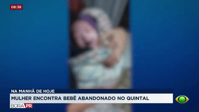 Recém-nascido é achado em sacola em quintal de casa em Piraquara, no PR