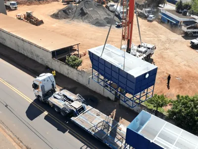 DAE de Americana recebe dois decantadores para a nova ETA