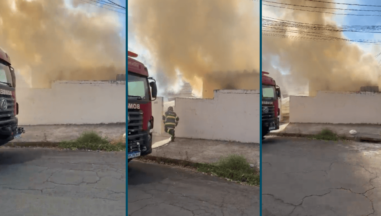 Incêndio atinge casa após moradora atear fogo em colchão durante discussão - QTU Questões do Universo