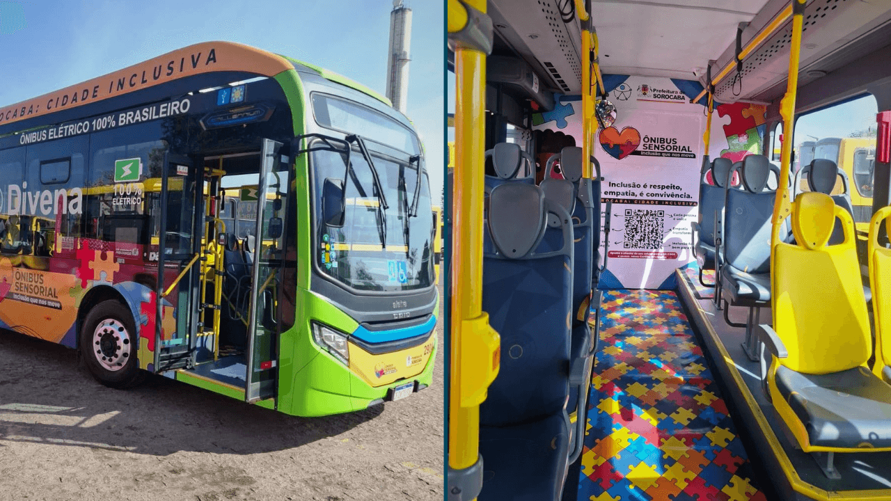 Ônibus Sensorial, para pessoas com deficiência — Divulgação