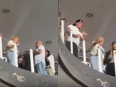 Irmã de Neymar e familiares de Gabigol são xingadas durante jogo do Santos