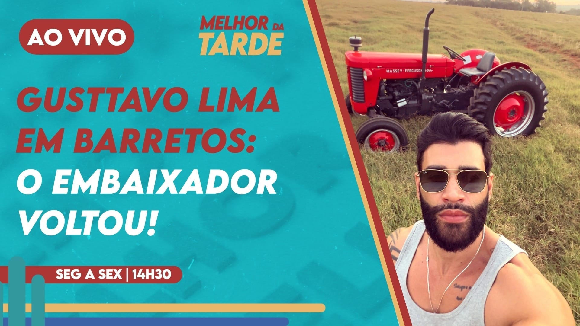 Gusttavo Lima ao vivo em BARRETOS! Assista no MELHOR DA TARDE