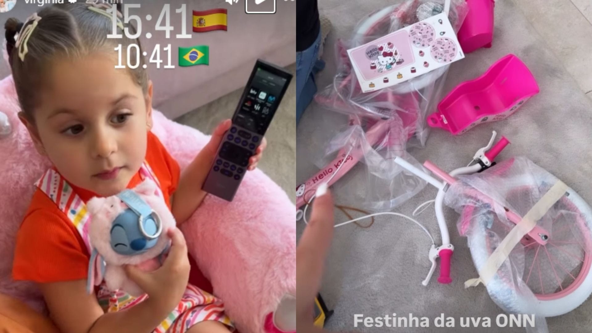 Virginia Fonseca compra brinquedos para os filhos na Espanha: 