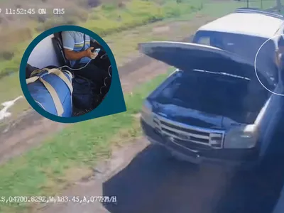 Câmera flagra caminhoneiro atropelando homem na estrada em Jaguariúna
