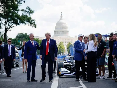 Como Trump transformou Indy em palco político, após a Copa do Mundo