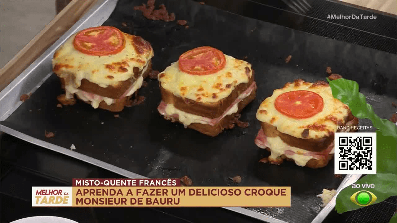Croque monsieur de bauru do chef Bruno Hashimoto | Band Receitas