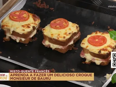 Croque monsieur de bauru do chef Bruno Hashimoto | Band Receitas