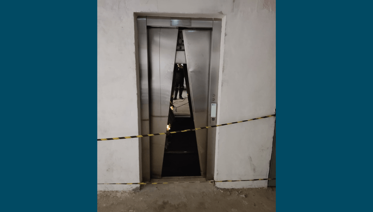 Mulheres e crianças ficam feridas após elevador despencar em clínica