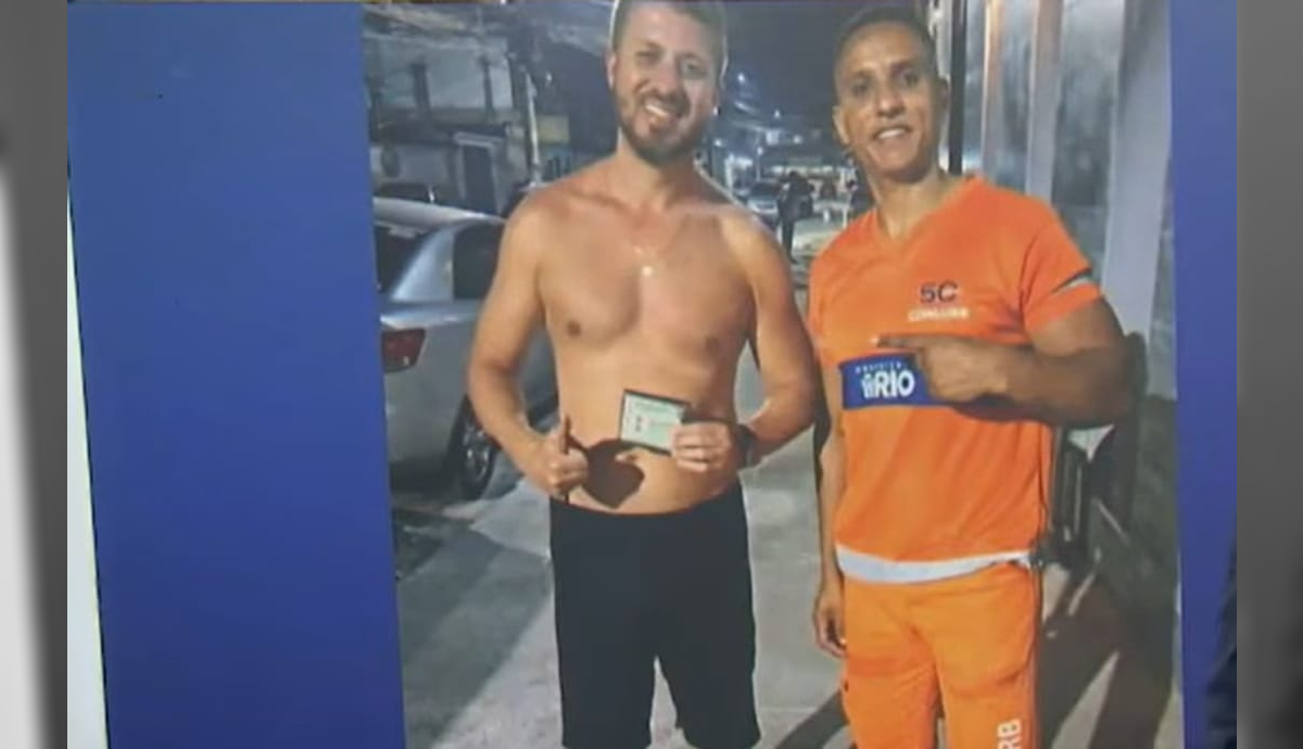 Gari bate de porta em porta para devolver mala com dinheiro no Rio
