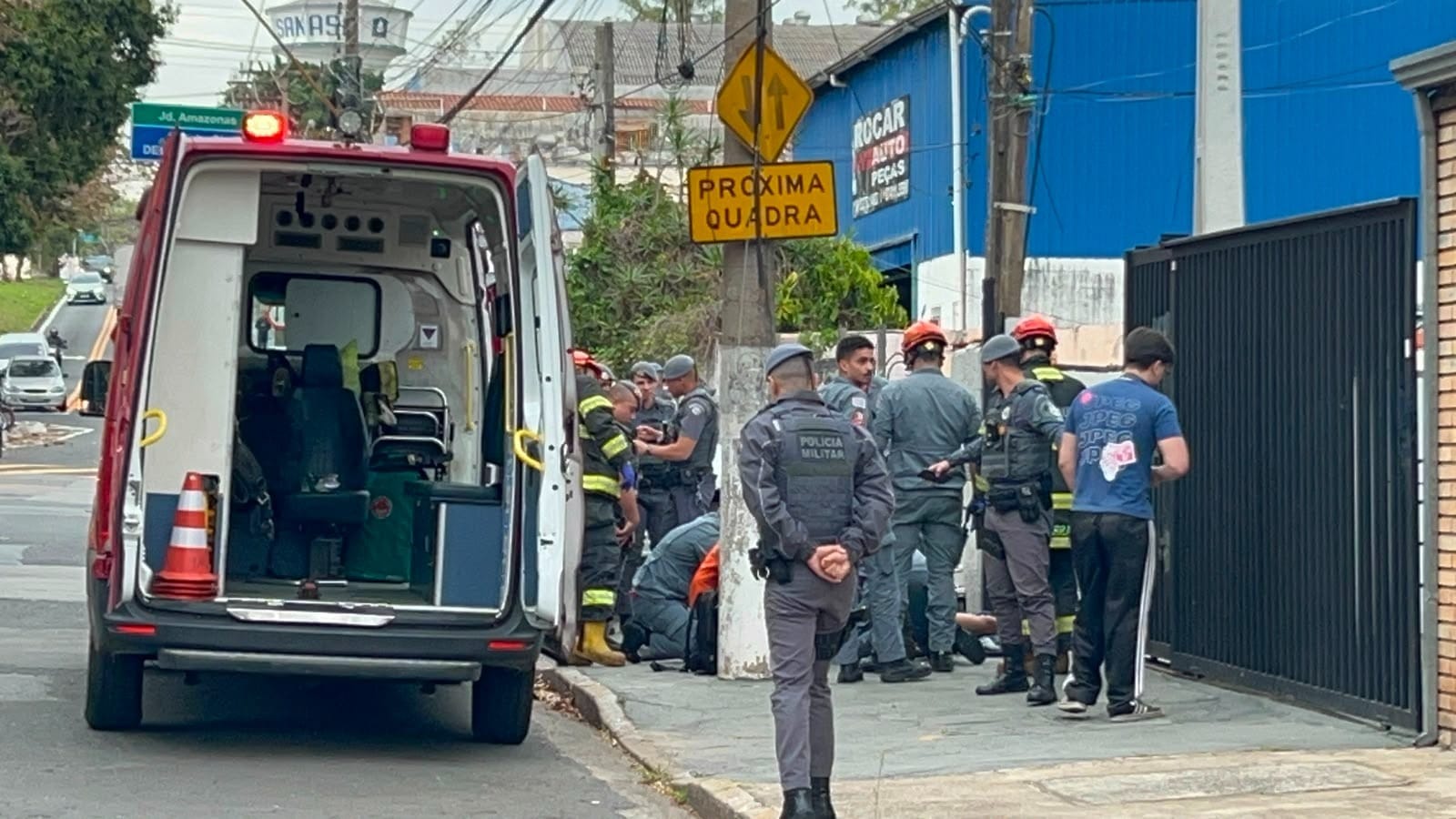Helicóptero pousa em condomínio para resgatar trabalhador em Campinas - QTU Questões do Universo
