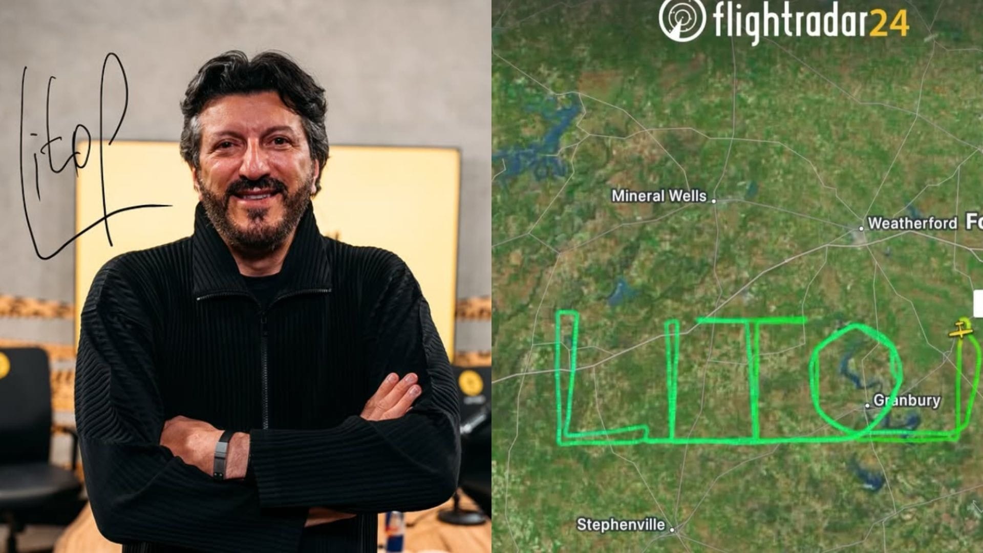 Piloto brasileiro escreve 