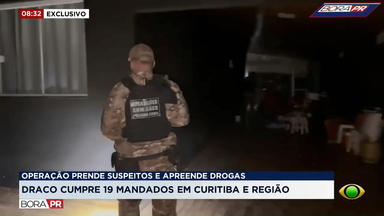 Polícia Civil prende 9 suspeitos em operação contra tráfico no RMC