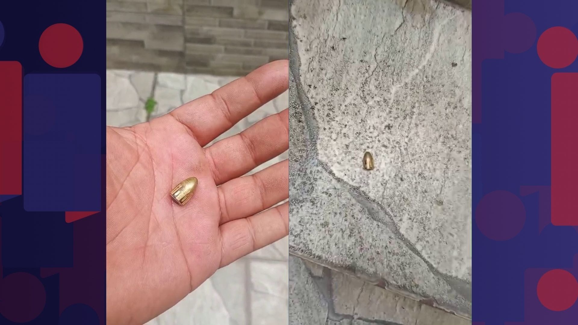 Bala perdida é encontrada pela segunda vez em casa em Nilópolis