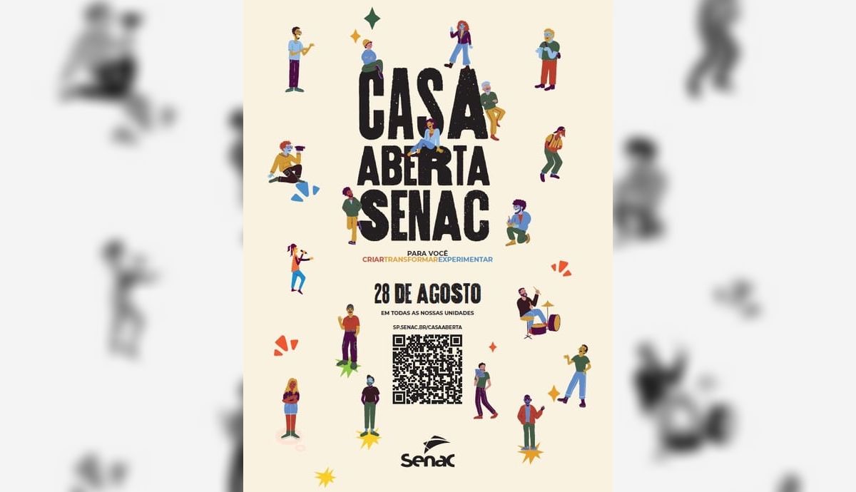Vale do Paraíba recebe o Casa Aberta Senac, com 150 atividades gratuitas - QTU Questões do Universo