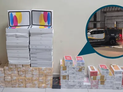 Homem é preso com carga de eletrônicos avaliada em R$ 203 mil