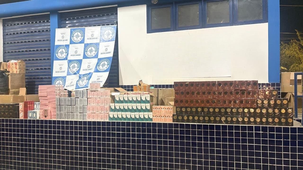 Operação apreende R$ 350 mil em mercadorias irregulares no Rio