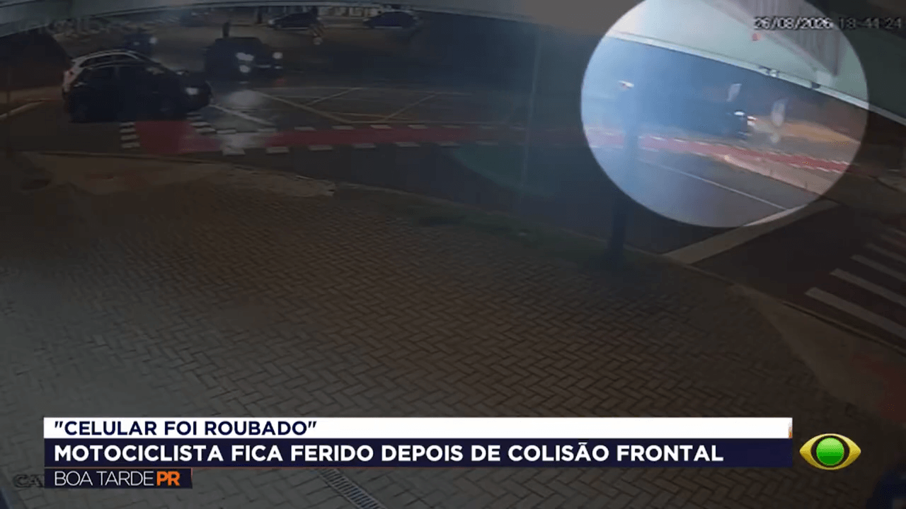 Vídeo flagra grave acidente com motoboy em trecho perigoso de Curitiba - QTU Questões do Universo