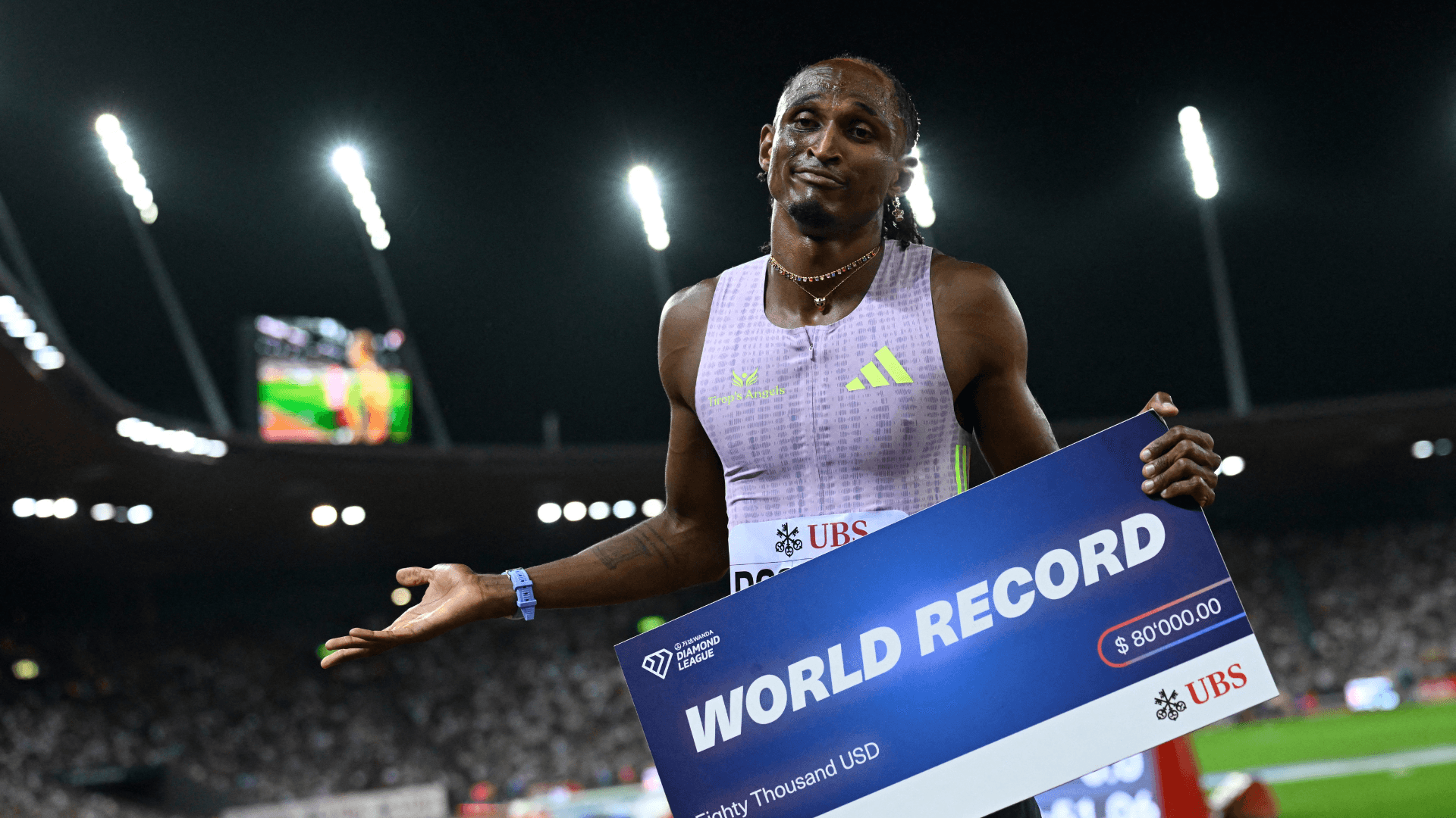 Alison dos Santos bate recorde mundial e vence a Diamond League em Zurique