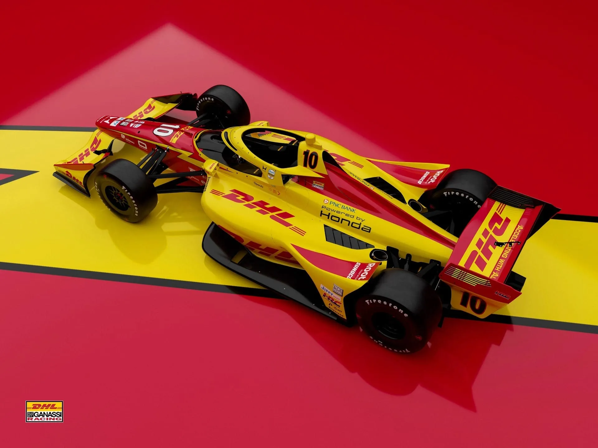 Carro de Palou para o GP de Laguna Seca da Indy