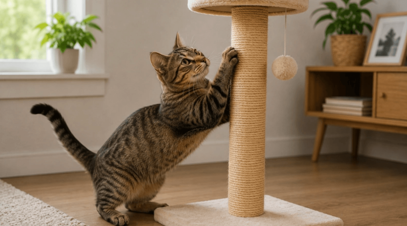 Seu gato ignora o arranhador? O formato e o lugar podem explicar! - QTU Questões do Universo
