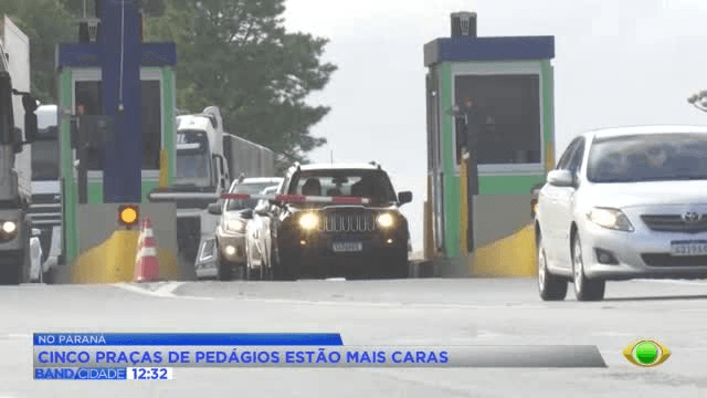 Tarifas de pedágio sobem em cinco praças no Paraná