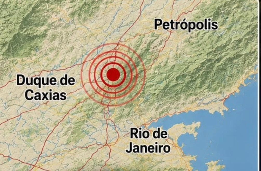 Tremor de magnitude 1,2 é registrado entre Petrópolis e Caxias - QTU Questões do Universo