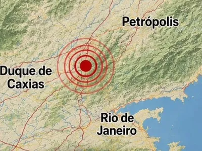 Tremor de magnitude 1,2 é registrado entre Petrópolis e Caxias