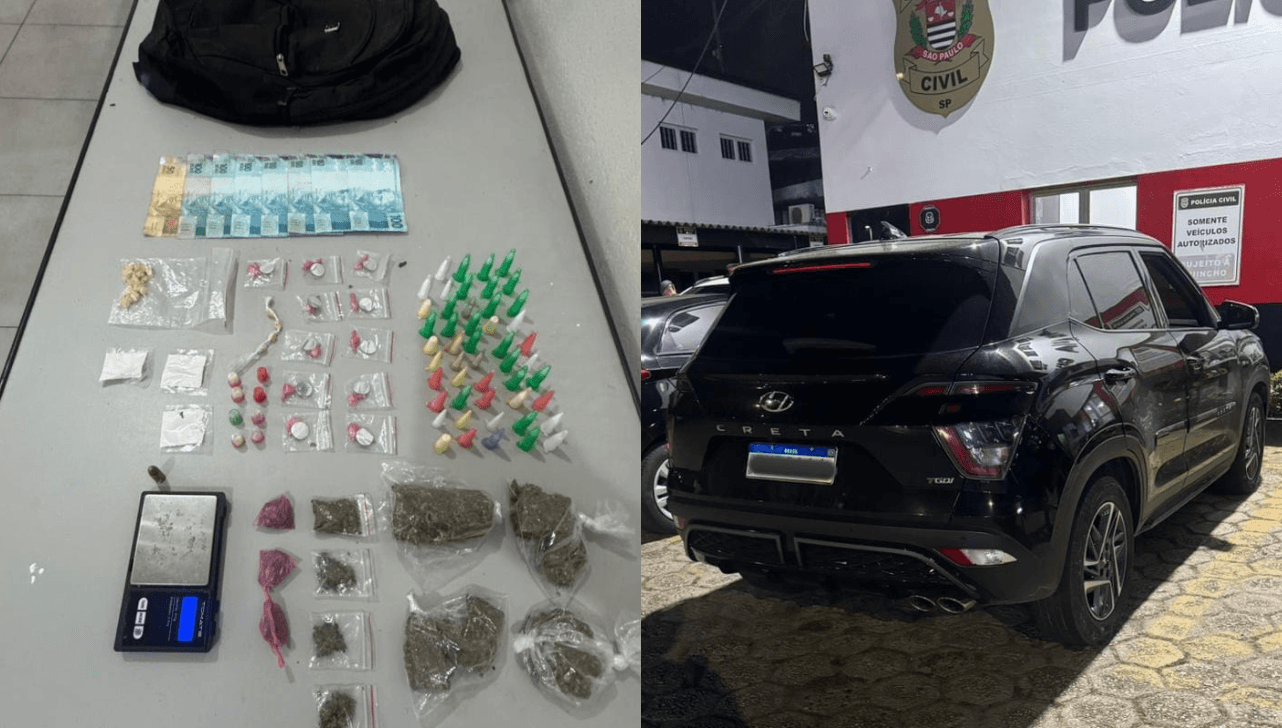 PM apreende drogas, munição e carro durante ação em Bragança Paulista - QTU Questões do Universo