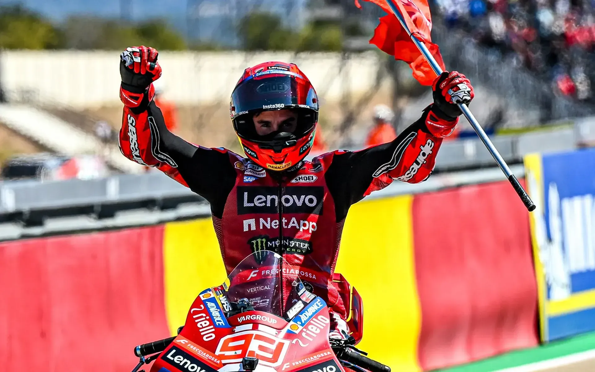 Marc Márquez vence Grande Prêmio de Aragão; Diogo Moreira é nono