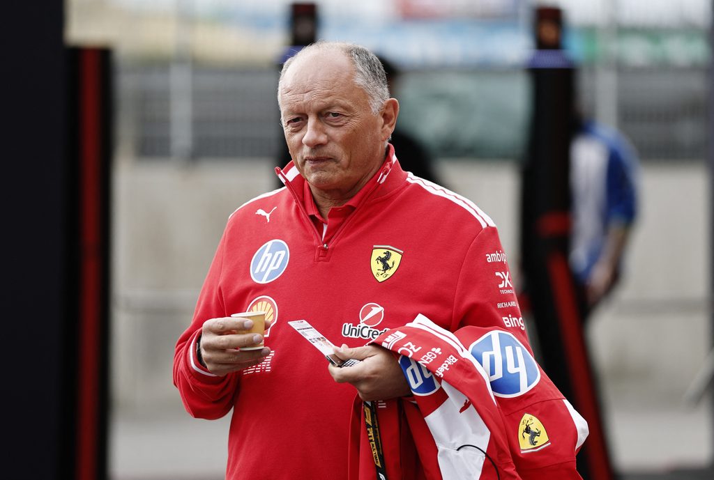 Fred Vasseur é chefe de equipe da Ferrari