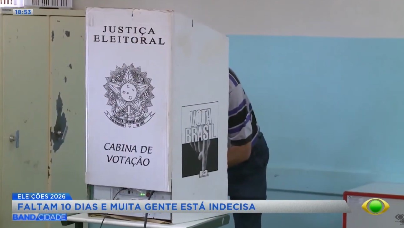 Faltam 10 dias para as eleições e 51% dos eleitores seguem indecisos