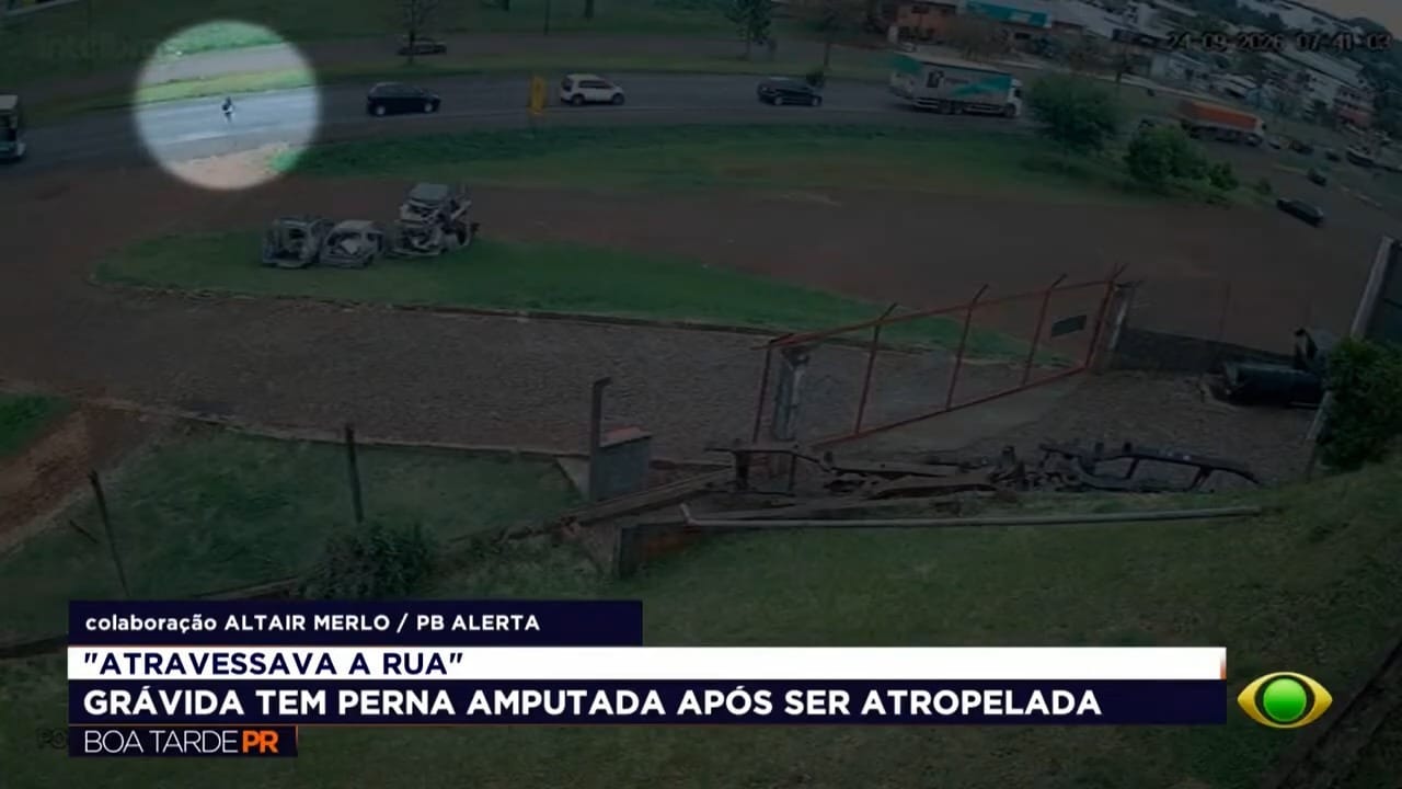 Grávida perde bebê e tem perna amputada após atropelamento em Pato Branco