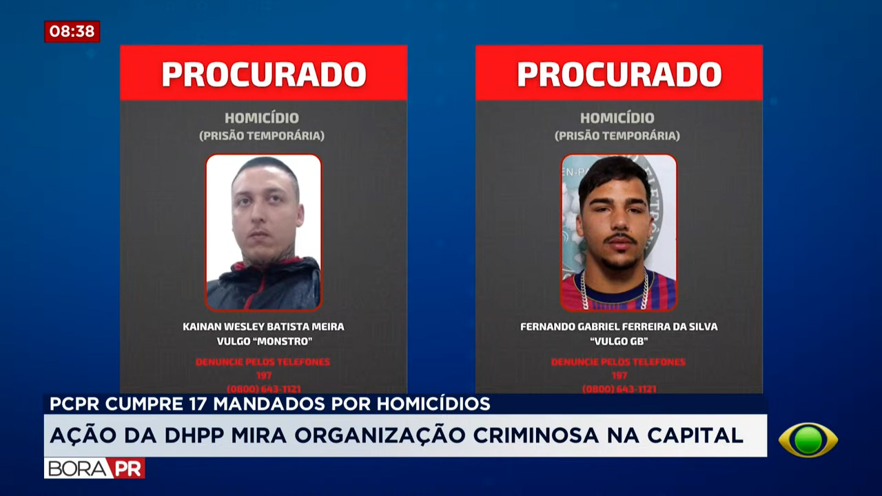 Operação da DHPP mira grupo de Kainan Wesley por homicídios no Abranches