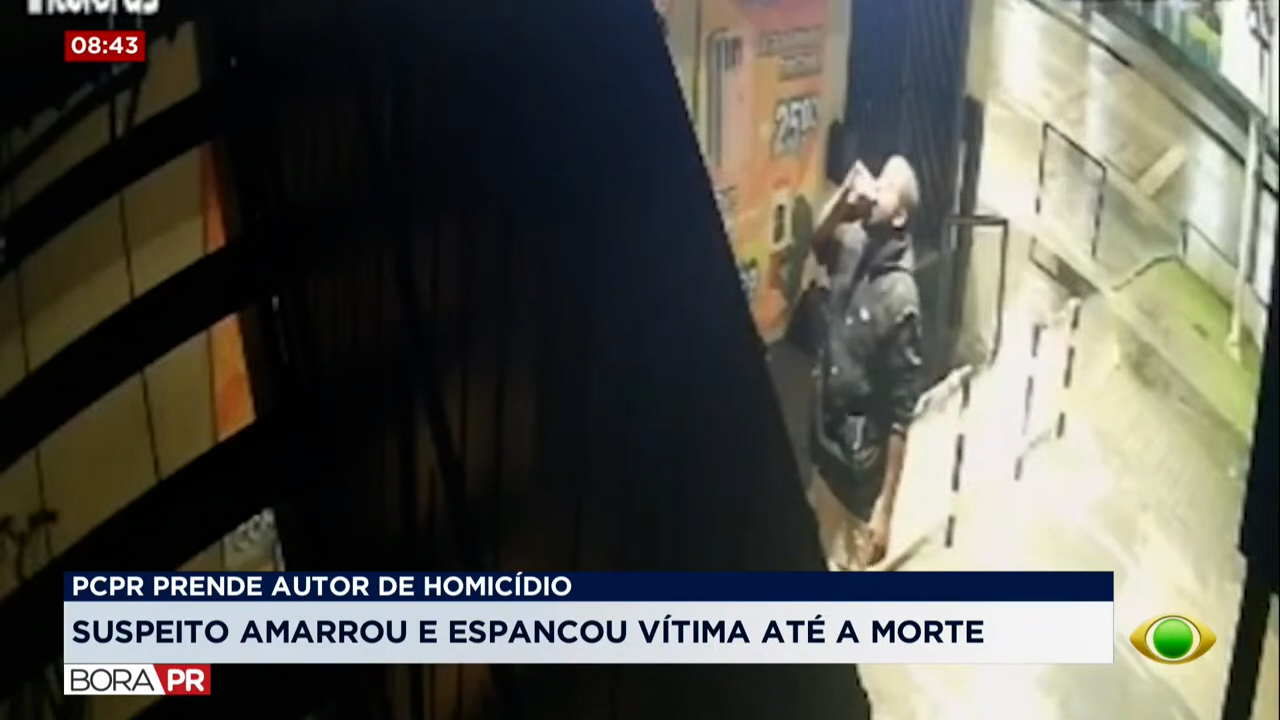 Suspeito bebe em bar após homicídio e é preso horas depois em Curitiba