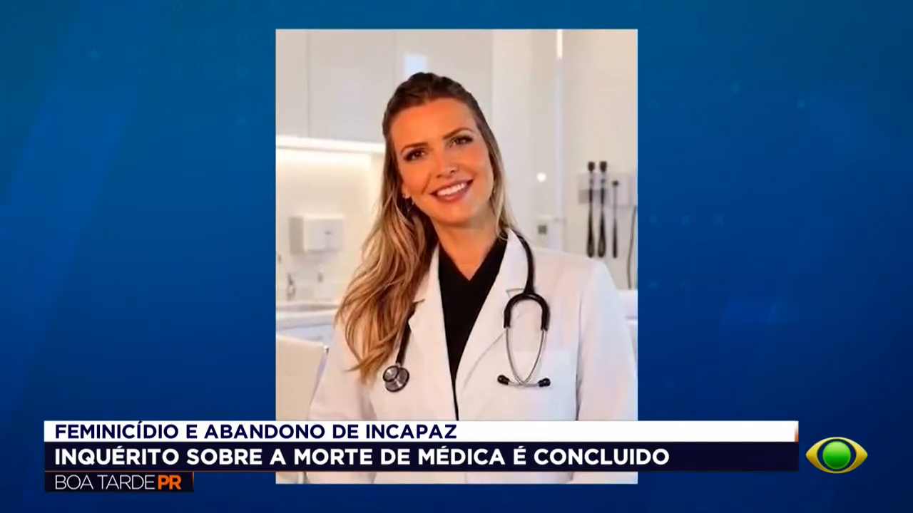 Marido é indiciado por feminicídio e abandono após morte de médica em Maringá