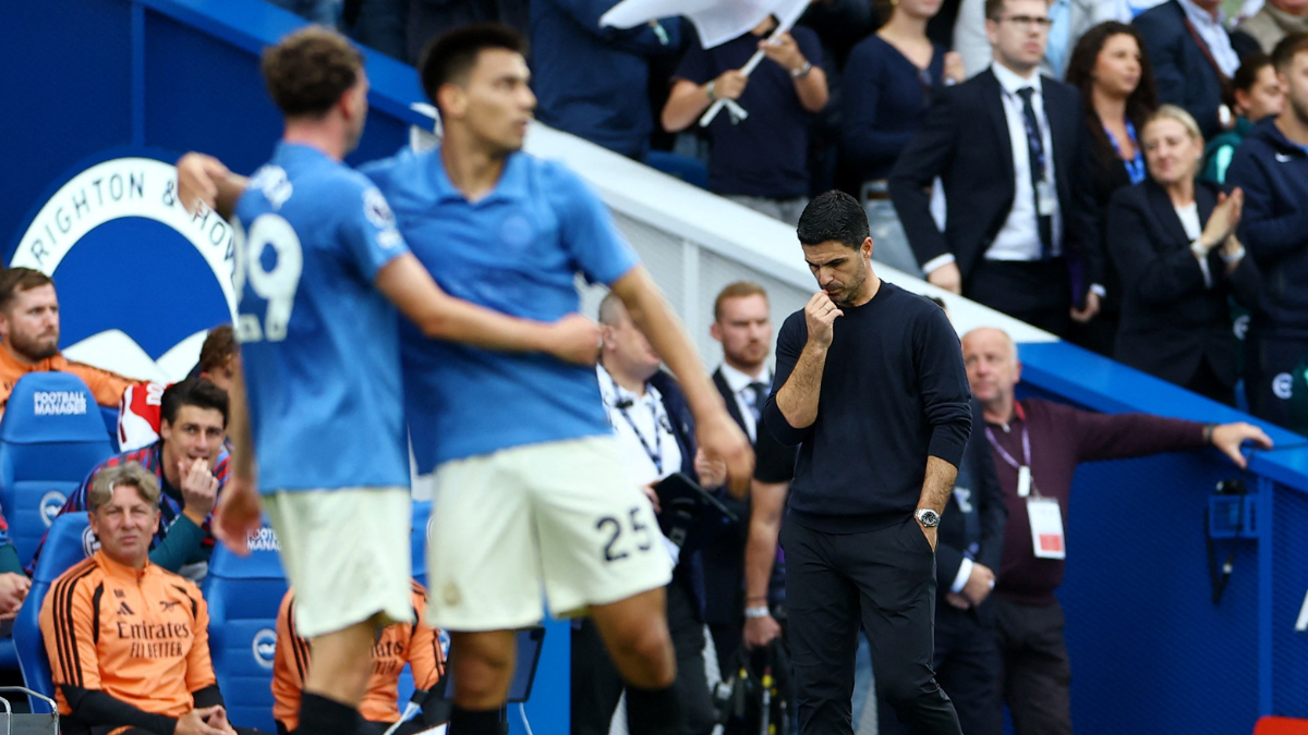 Arsenal é derrotado pelo Brighton e pode perder liderança na Premier League