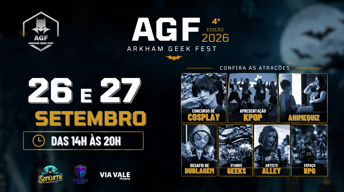 Arkham Geek Fest reúne fãs de cultura geek em Taubaté