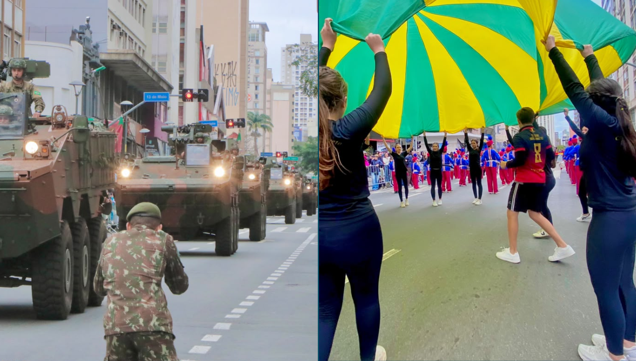Desfile de 7 de Setembro atrai 20 mil pessoas ao centro de Campinas