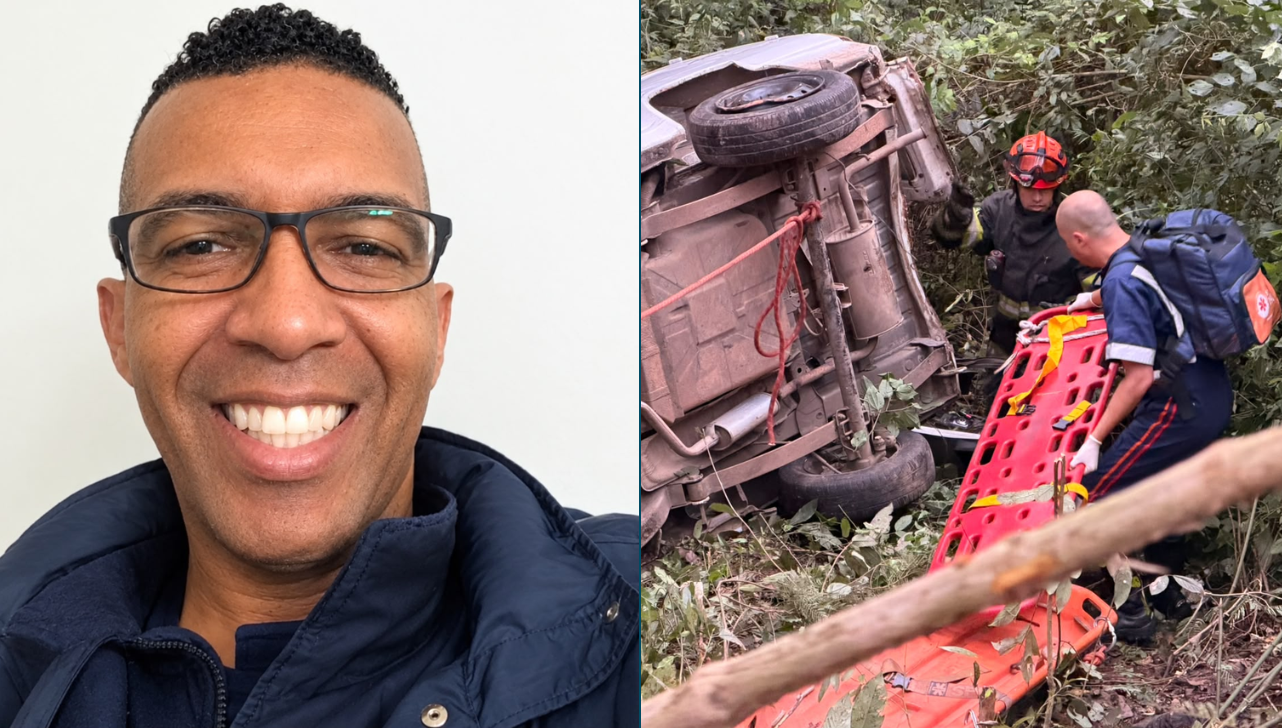 Ex-motorista do SAMU morre após veículo cair em ribanceira em Piracicaba