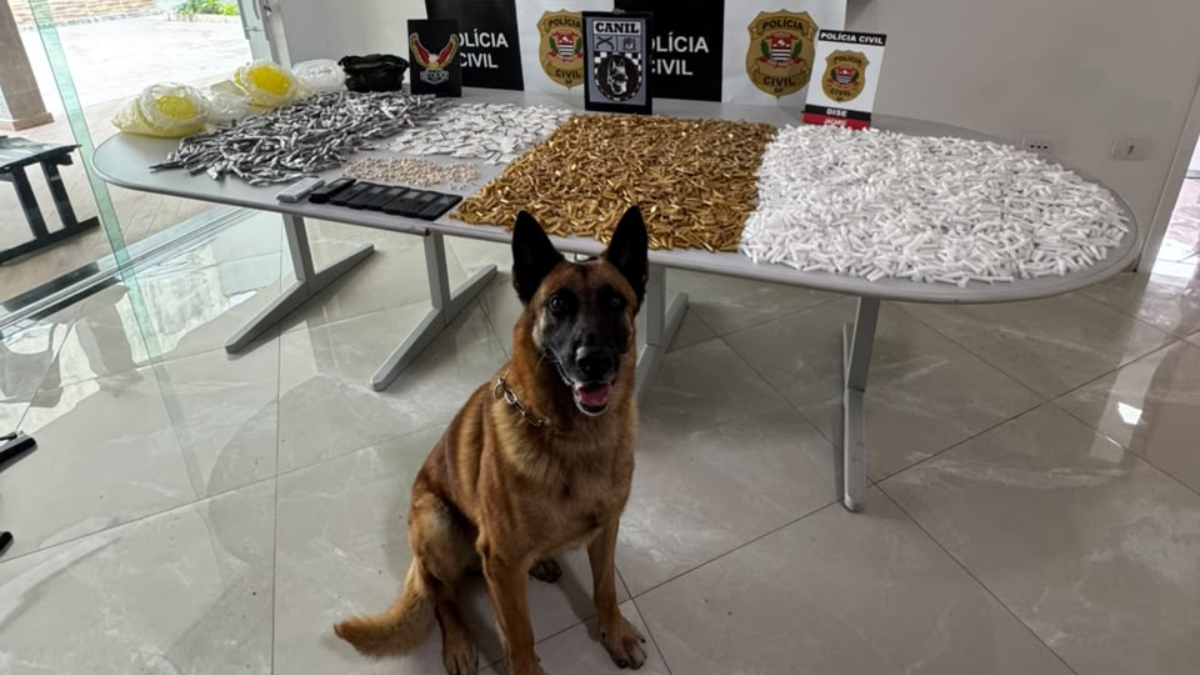 Homem é preso com milhares de porções de drogas em Jacareí