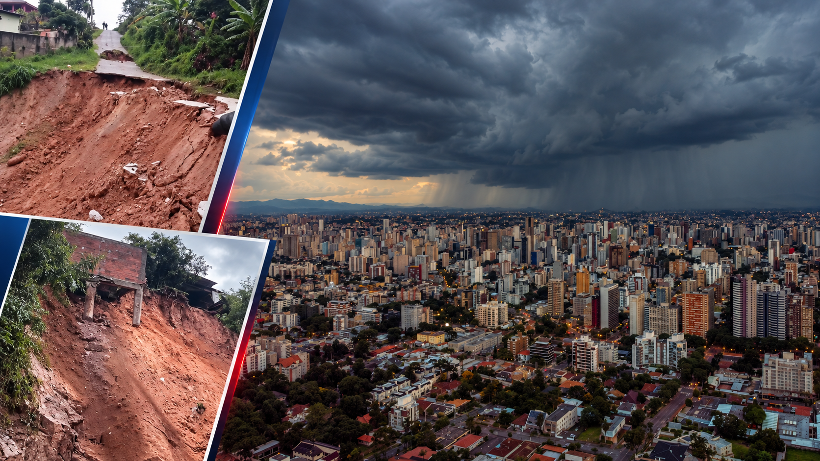 Chuvas afetam mais de 1,7 mil pessoas em Curitiba e RMC