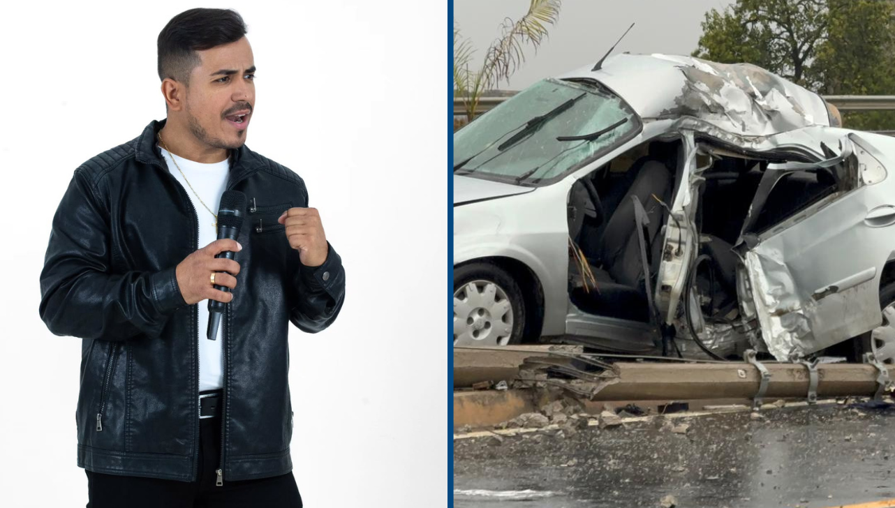 Cantor sertanejo morre após bater carro em poste na Avenida John Boyd