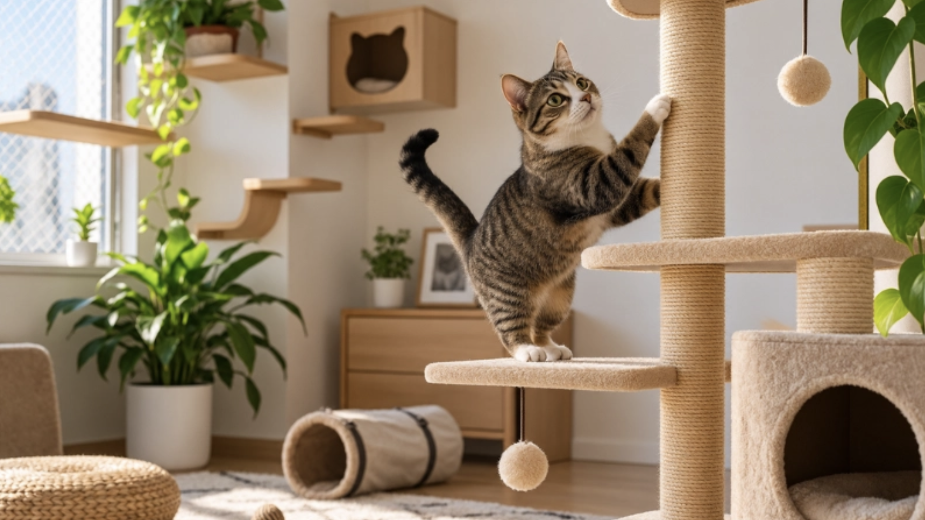 Como adaptar a casa para gatos