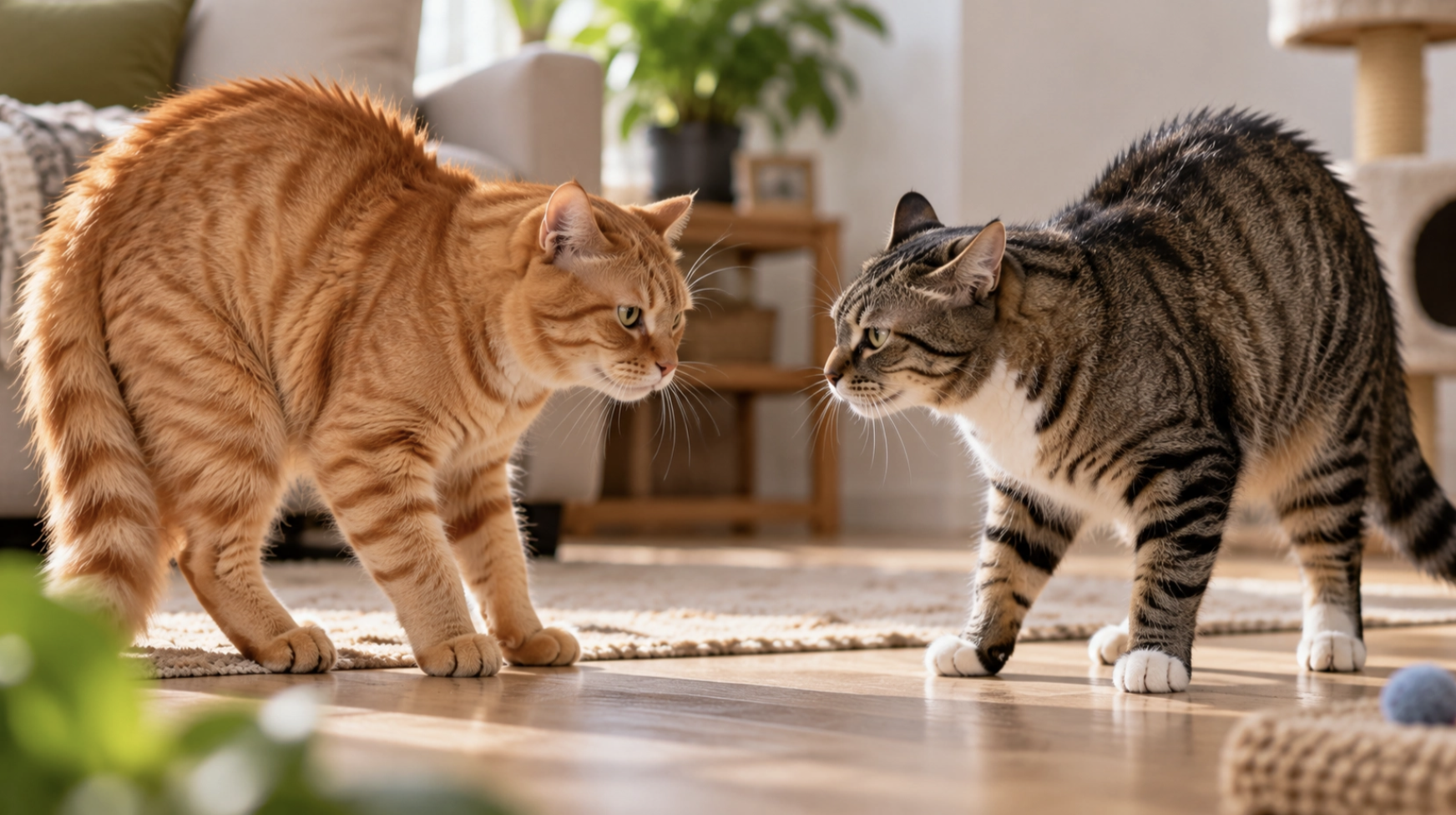 Como apresentar dois gatos sem transformar a casa em território de guerra