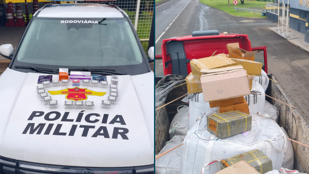 Descaminho: homem é preso com R$ 1,3 milhão em mercadorias em Avaré
