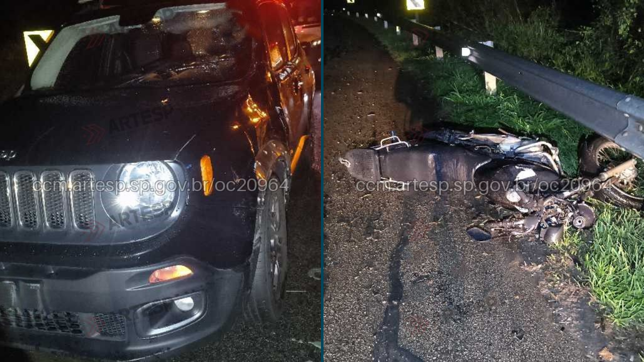 Porto Feliz: motociclista morre após cair de ribanceira em acidente