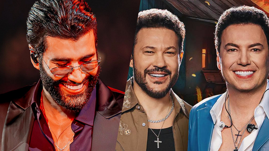 Sertanejos se apresentam na mesma noite — Reprodução/Redes Sociais