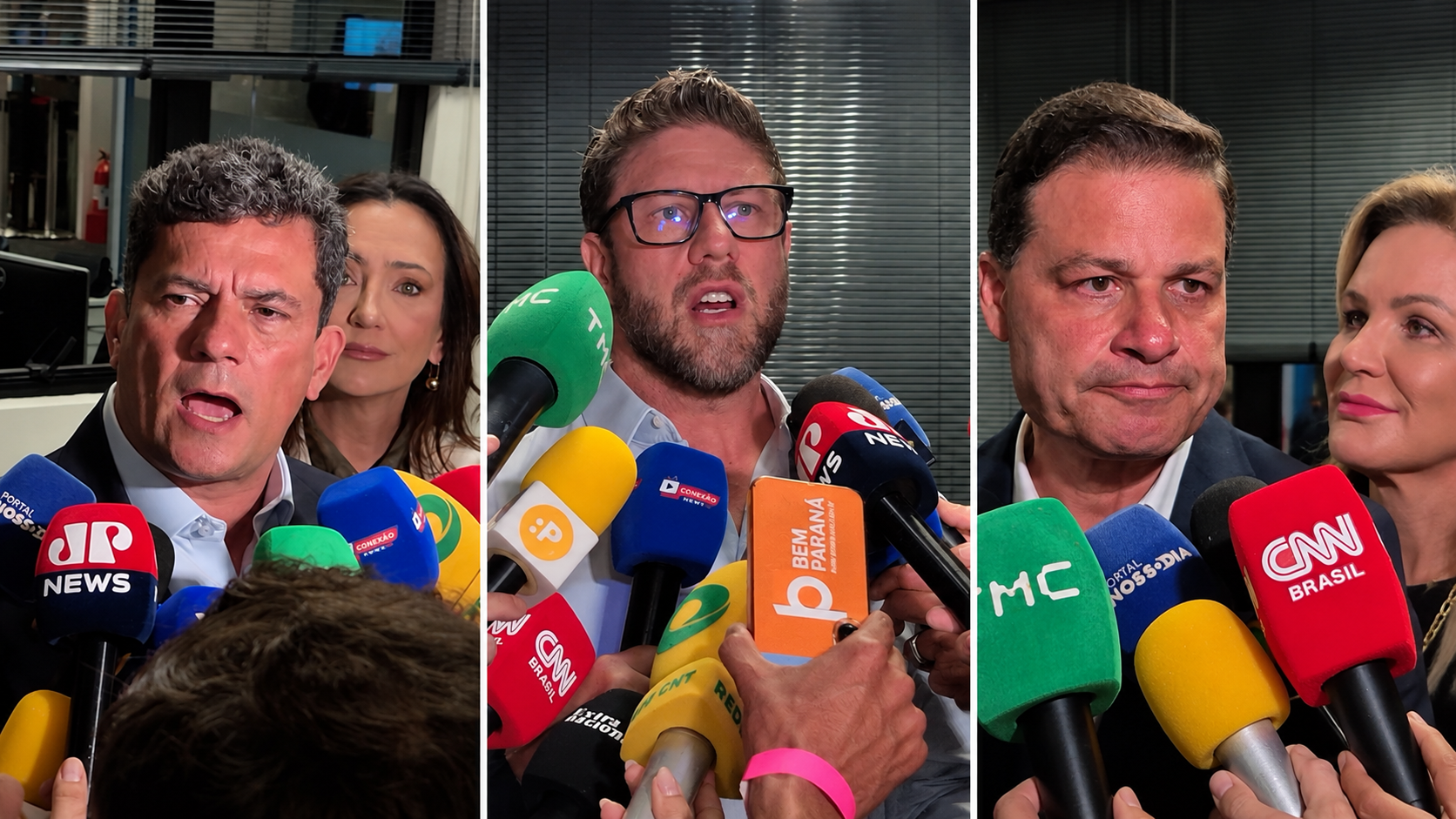 Reta final: veja as agendas de Moro, Sandro Alex e Requião Filho nesta quarta