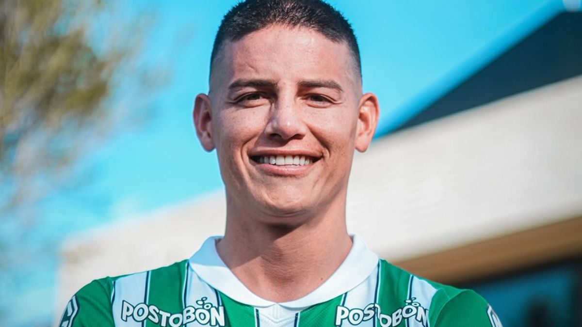 James Rodríguez é anunciado pelo Atlético Nacional, da Colômbia